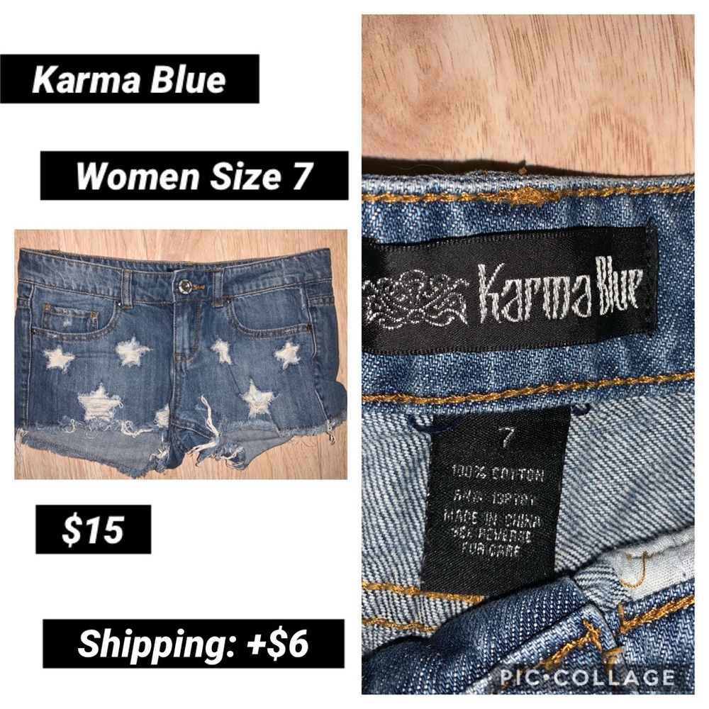 Karma Blue Shorts